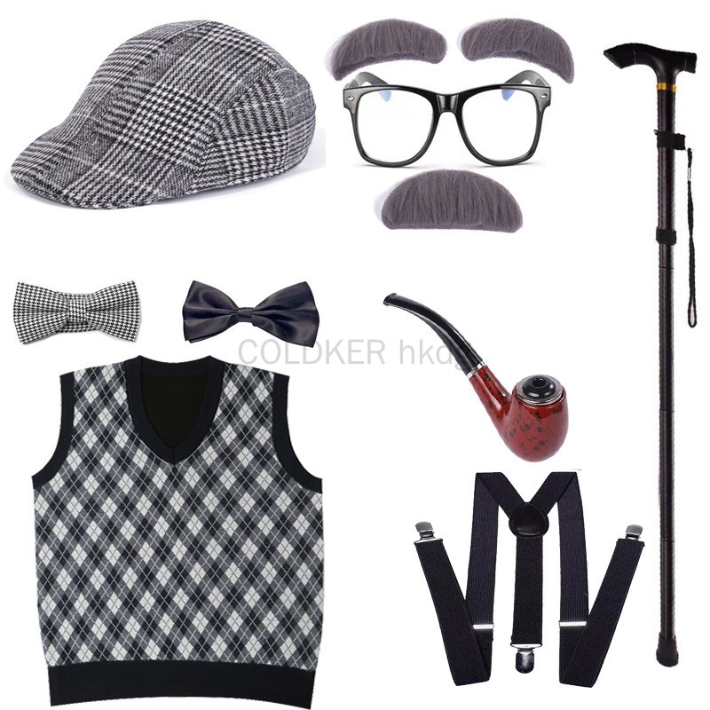 Halloween Festival Alter Mann  – Men'S Accessories In The 1920S Bewertung und Preis