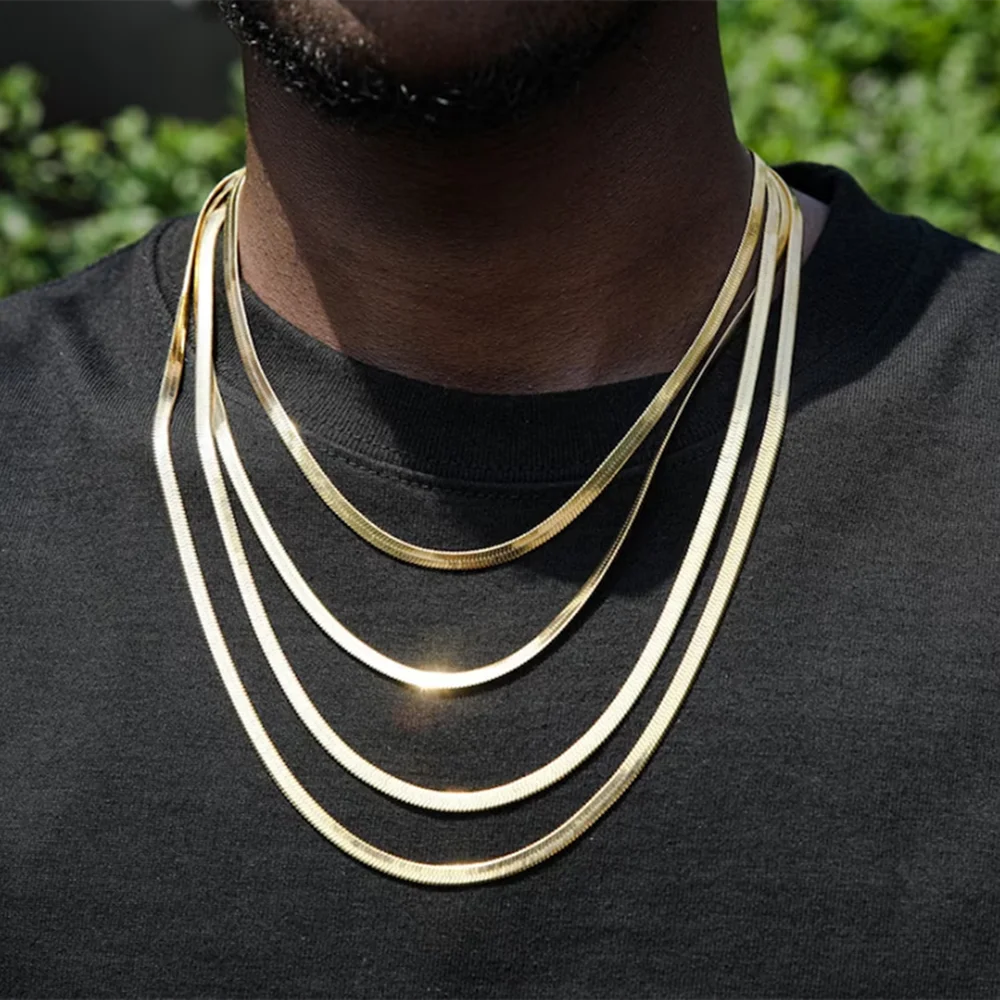 Edelstahl-Schlangenkette für D – Men Accessories Neck Chain Bewertung und Preis